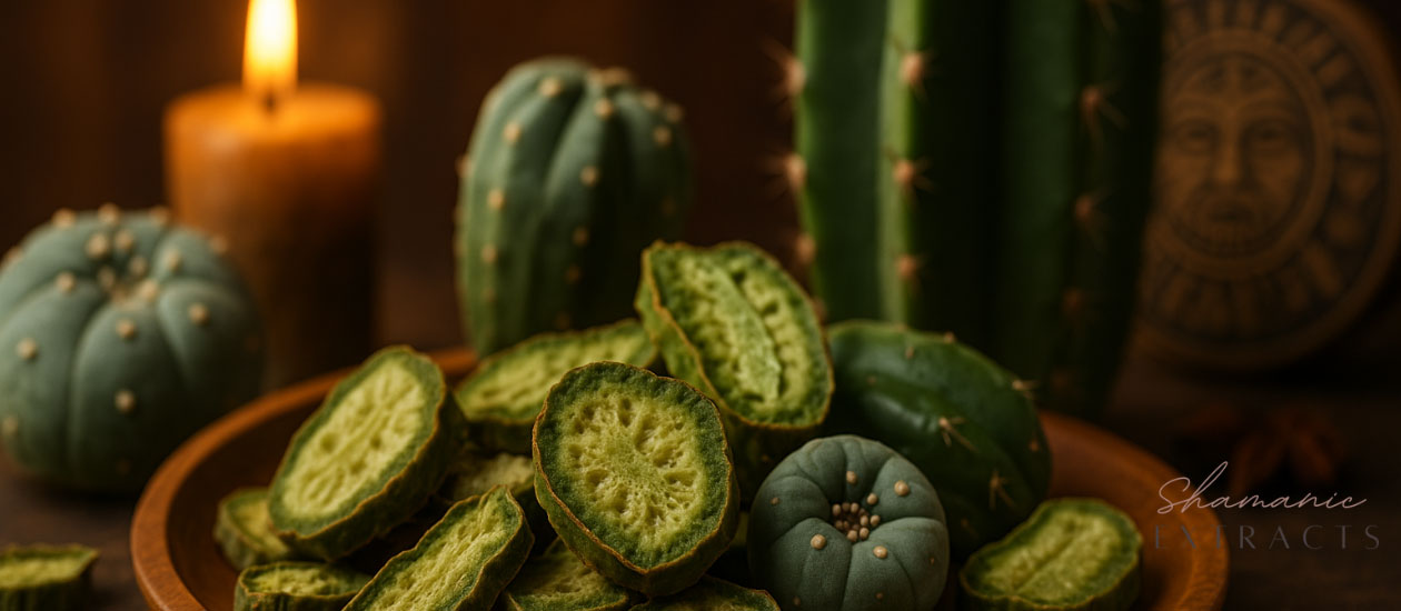 Dried cactus tissue refers to slices or chips taken from mescaline-containing cacti, then dried for preservation. These cactus pieces are traditionally used in various cultural and ceremonial settings. Drying helps retain the cactus’s alkaloids, especially mescaline, and makes it easier to store or transport. Why People Seek Traditional Cactus Tissue People are often interested in […]