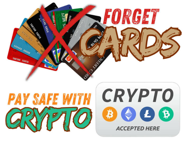payment with crypto, no credit cards - shamanic extracts